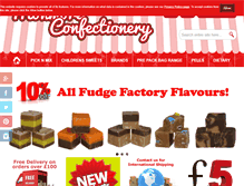 Tablet Screenshot of monmoreconfectionery.co.uk